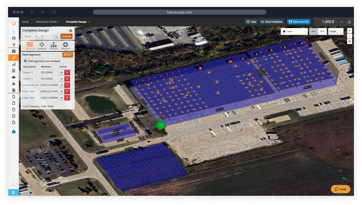 Design any project in HelioScope
